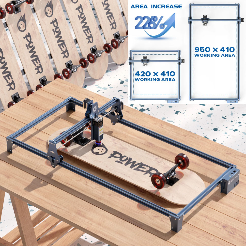 Industrial Laser Engraver - SCULPFUN гравер, комплект расширения области гравировки