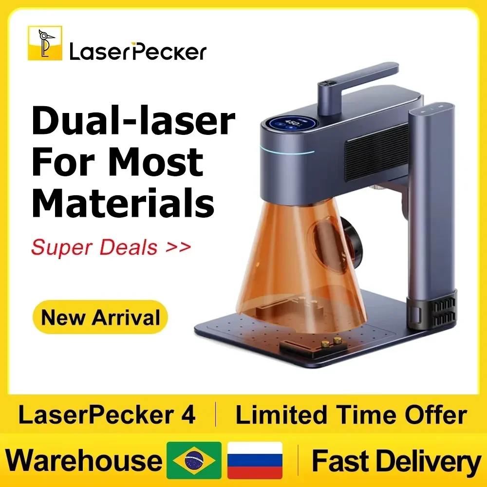 Industrial Laser Engraver - LASERPECKER 4 LP4 Лазерный гравировальный станок