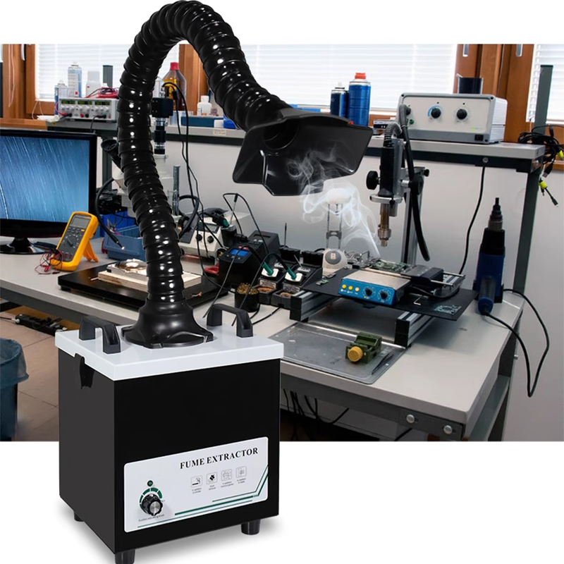 Laser Marking Machine - Очиститель дыма припоя, станция обслуживания, паяльник,