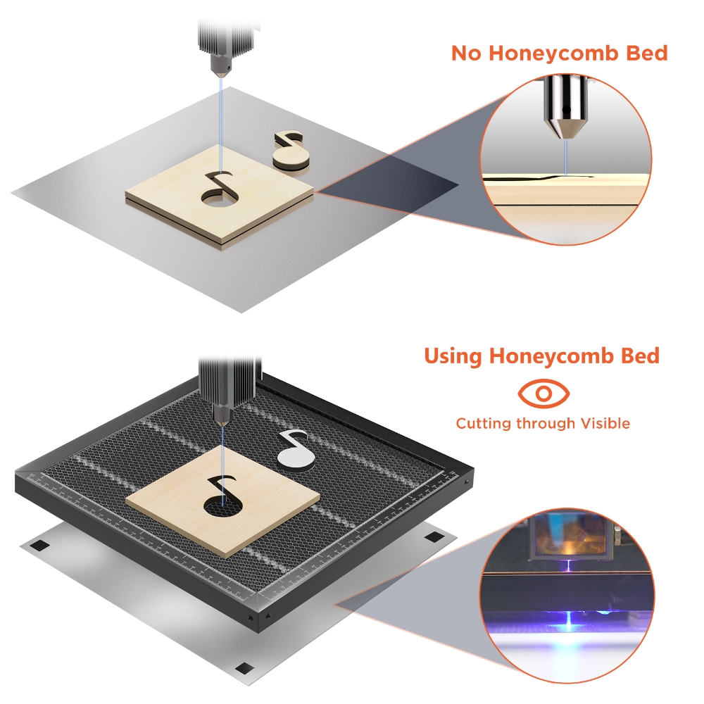 Рабочий стол ACMER, универсаль – обзор и цена Honeycomb Laser Bed