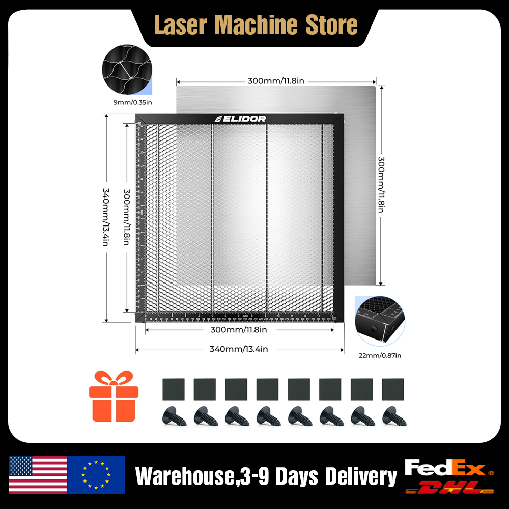 Рабочий стол ELIDOR Laser Hone – обзор и цена Honeycomb Laser Bed